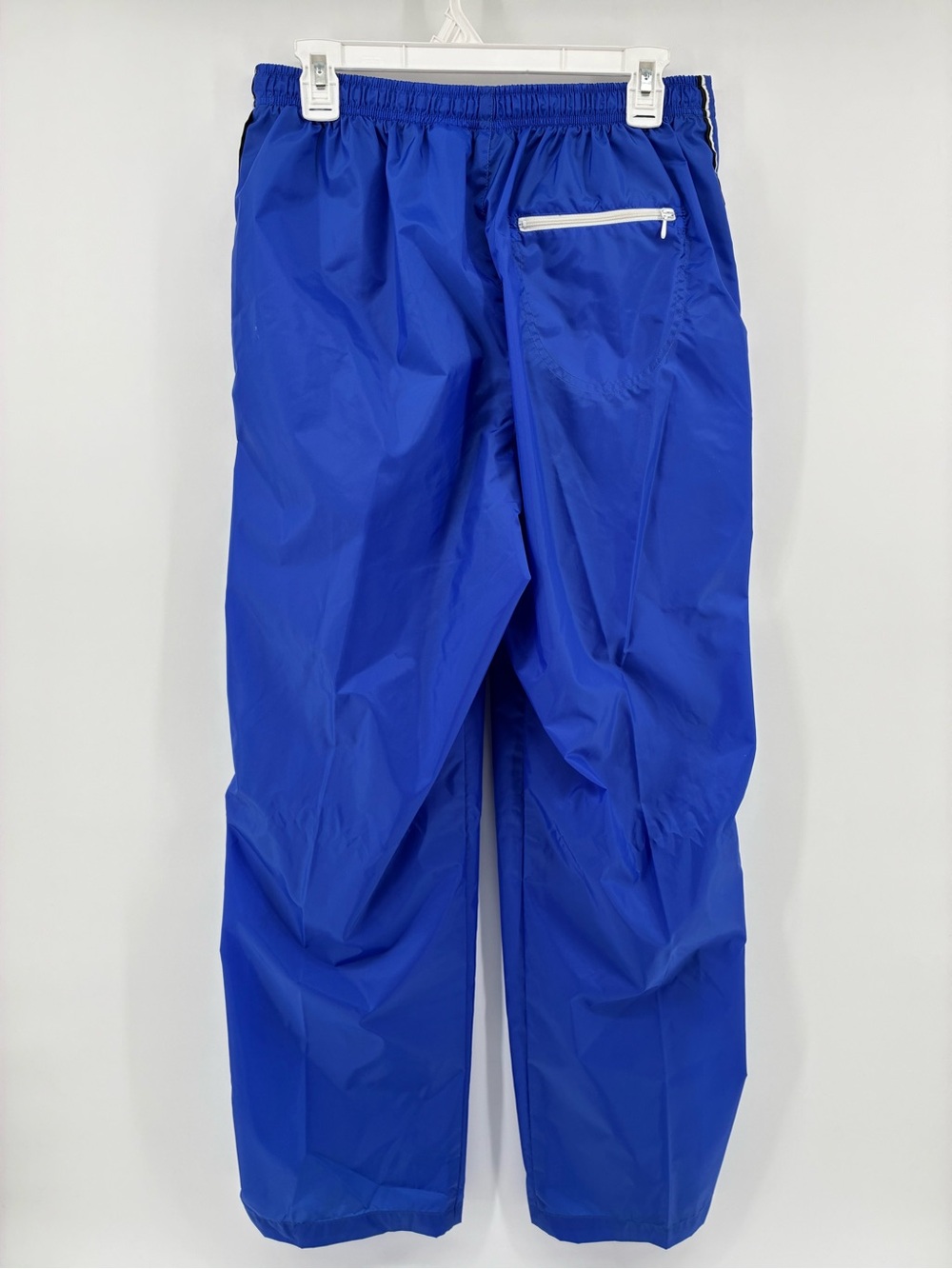 Vintage Nike Nylon Blue Women's Track Pants 90s Windbreaker - Picture 3 of 8
